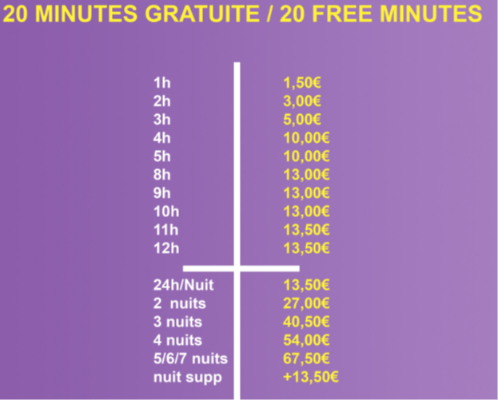 Cliquez ici pour les tarifs 2025-2026